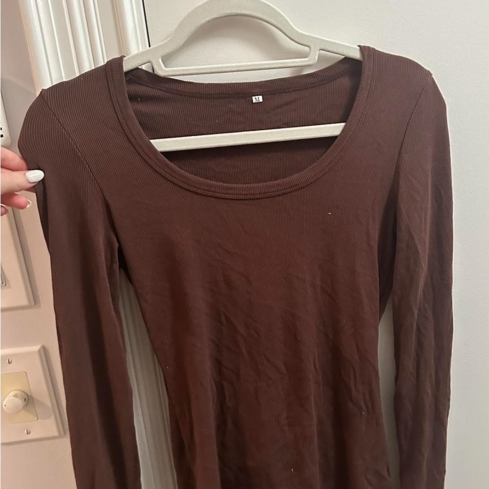 Brown garage long sleeve so comfortable